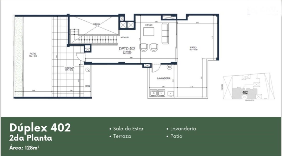 Venta de Dúplex 402 en Proyecto – Chacarilla, Surco